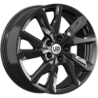 Литые диски Up114 (КС1023) 7.000xR17 5x108 DIA65.1 ET43 New Black для Evolute