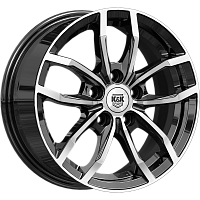 Литые диски Фрост (КС1048) 6.500xR15 5x112 DIA57.1 ET50 алмаз черный Литые диски Фрост (КС1048) 6.500xR15 5x112 DIA57.1 ET50 алмаз черный