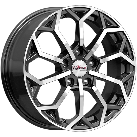 Спейс-Нидл (КС1000) 6.500xR16 5x110 DIA65.1 ET37 Блэк Джек
