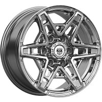Литые диски Блэкберн (КС1129) 8.000xR17 6x139.7 DIA106.1 ET20 дарк платинум