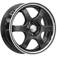 Литые диски КИОТО (КЛ249) 6.000xR15 4x100 DIA67.1 ET45 алмаз-антрацит для Renault Safrane