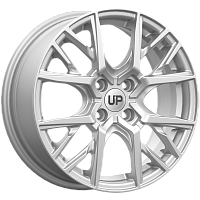 Литые диски Up124 (КС1104) 6.500xR16 4x114.3 DIA67.1 ET43 Silver Classic для Honda Prelude