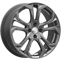 Литые диски ДУНАЙ (КЛ364) 7.000xR17 4x100 DIA60.1 ET45 графит для Lada Aura