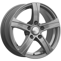 Литые диски SAKURA (КЛ146) 6.500xR15 5x108 DIA63.35 ET43 графит