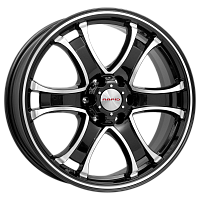 Литые диски Балеар-оригинал (КС727) (КС727) 7.500xR18 6x139.7 DIA100.1 ET33 алмаз черный Литые диски Балеар-оригинал (КС727) (КС727) 7.500xR18 6x139.7 DIA100.1 ET33 алмаз черный