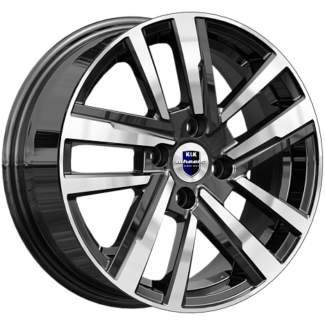 Хант (КС1034) 6.000xR15 4x100 DIA67.1 ET45 алмаз черный Хант (КС1034) 6.000xR15 4x100 DIA67.1 ET45 алмаз черный