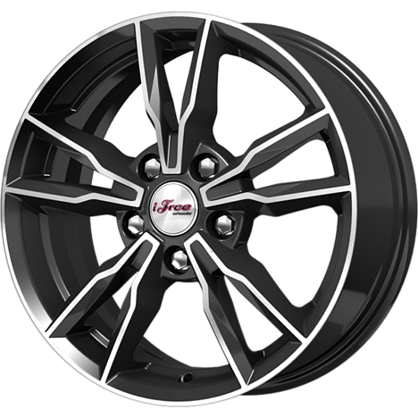 Икигай (КС865) 6.500xR16 5x114.3 DIA66.1 ET50 Блэк Джек