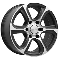 Литые диски СКАЛА (КЛ104) 7.500xR17 6x139.7 DIA106.2 ET30 Алмаз бархат новый для JAC T6