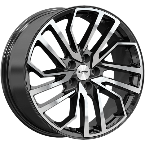 R-line (КС1235) 7.500xR18 5x110 DIA67.1 ET33 алмаз черный