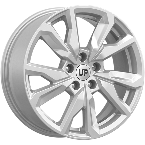 Up114 (КС1023) 7.000xR17 5x108 DIA65.1 ET43 Silver Classic