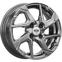 Литые диски ТЕЙДЕ (КЛ1215) 5.500xR14 4x100 DIA60.1 ET43 графит