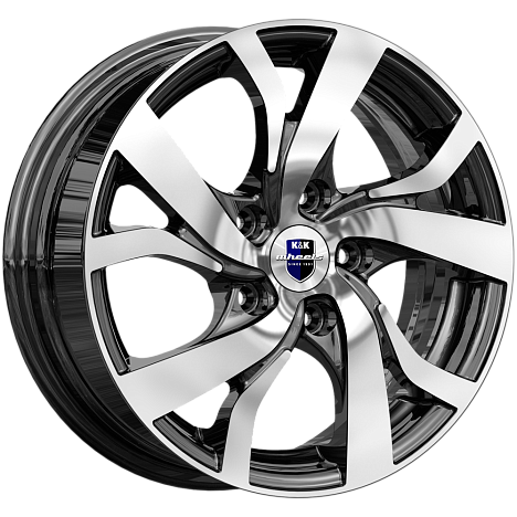 Палермо (КС607) 6.500xR16 5x108 DIA67.1 ET43 алмаз черный