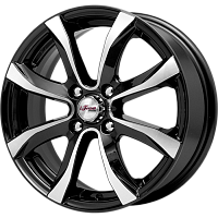 Литые диски Дайс (КС696) 6.000xR15 4x114.3 DIA66.1 ET40 Блэк Джек