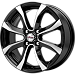 Дайс (КС696) 6.000xR15 4x100 DIA54.1 ET48 Блэк Джек