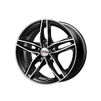 Литые диски Moskva (КС689) 6.500xR16 5x112 DIA57.1 ET46 Блэк Джек для Audi A3 Sportback