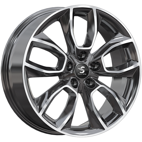 КР001 (18_Hongqi H5 II) (КР001) 7.000xR18 5x114.3 DIA67.1 ET45 Diamond Black Gris