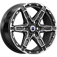 Литые диски Дистрикт (КС1159) 8.000xR18 6x139.7 DIA106.1 ET30 алмаз черный