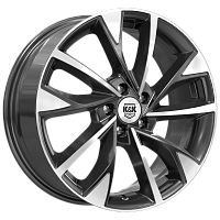 Литые диски Роквуд (КС900) 7.000xR17 5x108 DIA63.35 ET45 алмаз черный Литые диски Роквуд (КС900) 7.000xR17 5x108 DIA63.35 ET45 алмаз черный