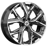 Литые диски Айона (КС1169) 6.500xR18 5x108 DIA60.1 ET33 алмаз черный