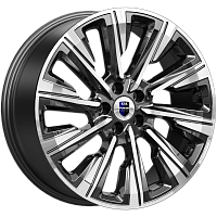 Литые диски Галего (КС1039) 7.500xR19 5x108 DIA67.1 ET45 алмаз черный для XCITE X-Cross 8