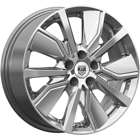 Гамбит (КС961) 6.500xR16 5x108 DIA63.35 ET50 дарк платинум Гамбит (КС961) 6.500xR16 5x108 DIA63.35 ET50 дарк платинум