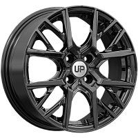 Литые диски Up124 (КС1104) 6.500xR16 4x100 DIA67.1 ET39 New Black для Opel Astra Gtc