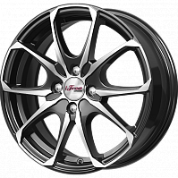 Литые диски Такеши (КС877) 6.000xR16 4x100 DIA67.1 ET40 Блэк Джек для Mazda 323