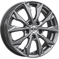 Литые диски НАГОЯ (КЛ312) 6.000xR16 5x110 DIA63.35 ET45 графит