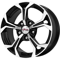 Литые диски Эрнесто (КС484) 6.500xR15 5x100 DIA67.1 ET38 Блэк Джек для Toyota Verso-S