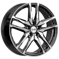 Литые диски Бомбей (КС1075) 6.500xR18 5x108 DIA65.1 ET43 Блэк Джек для Dongfeng