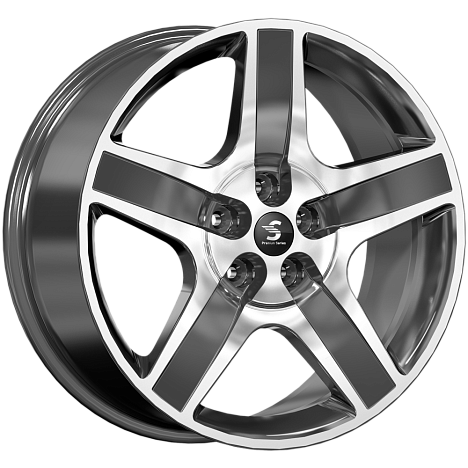 КР008 (20_Santa Fe) (КР008) 8.500xR20 5x114.3 DIA67.1 ET47 Diamond Black Gris