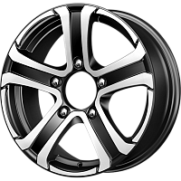 Литые диски Хафпайп (КС683) 6.000xR16 5x139.7 DIA98.2 ET40 Блэк Джек