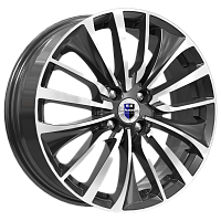 Литые диски Flanker (КС905) 6.500xR17 4x100 DIA67.1 ET37 алмаз черный Литые диски Flanker (КС905) 6.500xR17 4x100 DIA67.1 ET37 алмаз черный