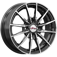 Литые диски Финчер (КС1119) 5.500xR14 4x100 DIA67.1 ET42 Блэк Джек для Mitsubishi Lancer