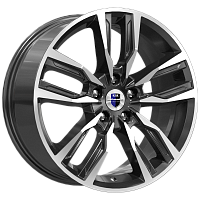 Литые диски Борэй (КС901) 8.000xR18 5x114.3 DIA67.1 ET45 алмаз черный для Lexus Gs