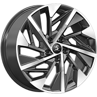 Литые диски КР009 (18_Peugeot 5008) (КР009) 7.500xR18 5x108 DIA65.1 ET49 Diamond Black Gris для Citroen C5 Aircross