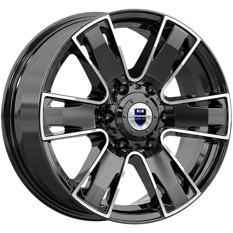 Севенна (КС726) 7.000xR17 6x127 DIA77.9 ET40 алмаз черный Севенна (КС726) 7.000xR17 6x127 DIA77.9 ET40 алмаз черный