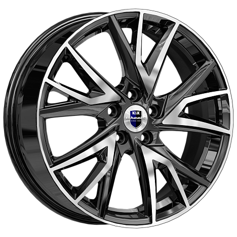 Кайлас (КС1054) 6.500xR18 5x108 DIA63.35 ET50 алмаз черный Кайлас (КС1054) 6.500xR18 5x108 DIA63.35 ET50 алмаз черный