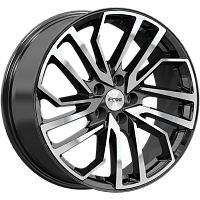 Литые диски R-line (КС1235) 7.500xR18 5x112 DIA66.6 ET43 алмаз черный