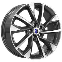 Литые диски Роквуд (КС900) 7.000xR17 5x112 DIA57.1 ET40 алмаз черный для Audi 100