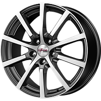 Литые диски Big Byz (КС680) 7.000xR17 5x108 DIA67.1 ET45 Блэк Джек для Land Rover Discovery Sport