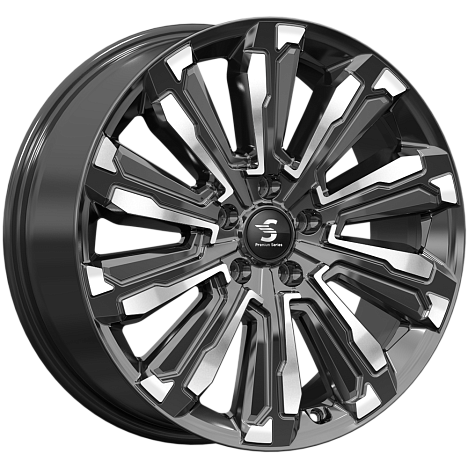 HUMBER (КР1061) 8.000xR20 5x112 DIA57.1 ET34 Diamond Black Gris