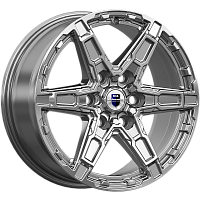 Литые диски Дистрикт (КС1159) 8.000xR18 6x114.3 DIA66.1 ET42 дарк платинум для Nissan Terra