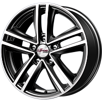 Литые диски Катар (КС885) 6.500xR16 5x114.3 DIA67.1 ET50 Блэк Джек для KIA Pro_Ceed