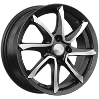 Литые диски ОСАКА (КЛ317) 6.000xR15 4x100 DIA67.1 ET45 Алмаз бархат новый для Solaris