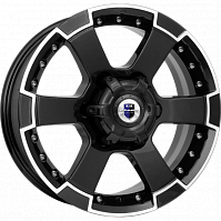 Литые диски M56 (КС593) 7.000xR16 6x139.7 DIA106.1 ET30 алмаз черный для Great Wall Hover H5