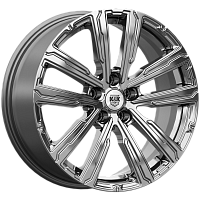 Литые диски Аламер (КС1216) 7.500xR18 5x112 DIA57.1 ET43 дарк платинум для Jetta Vs5