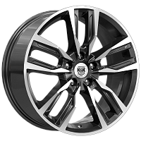Литые диски Борэй (КС901) 8.000xR18 5x114.3 DIA66.1 ET40 алмаз черный для Infiniti M