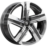 Литые диски КР004 (19_Sportage) (КР004) 7.500xR19 5x114.3 DIA67.1 ET50 Diamond Black Gris для Mazda Cx-7