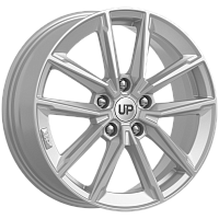 Литые диски Up104 (КС987) 6.500xR17 5x114.3 DIA67.1 ET40 Silver Classic для Nissan Primera